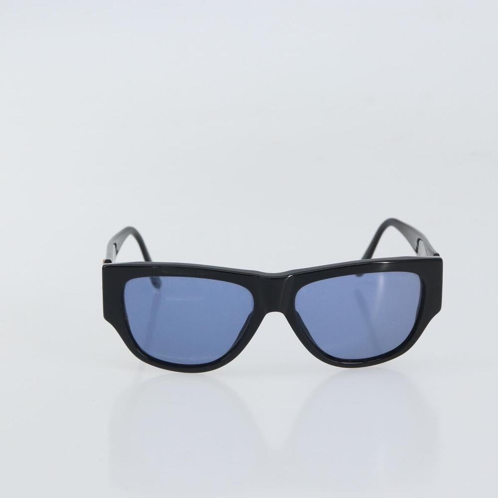 CHANEL COCO Mark Sunglasses plastic Black CC Auth BA9291 - Picture 2 of 11